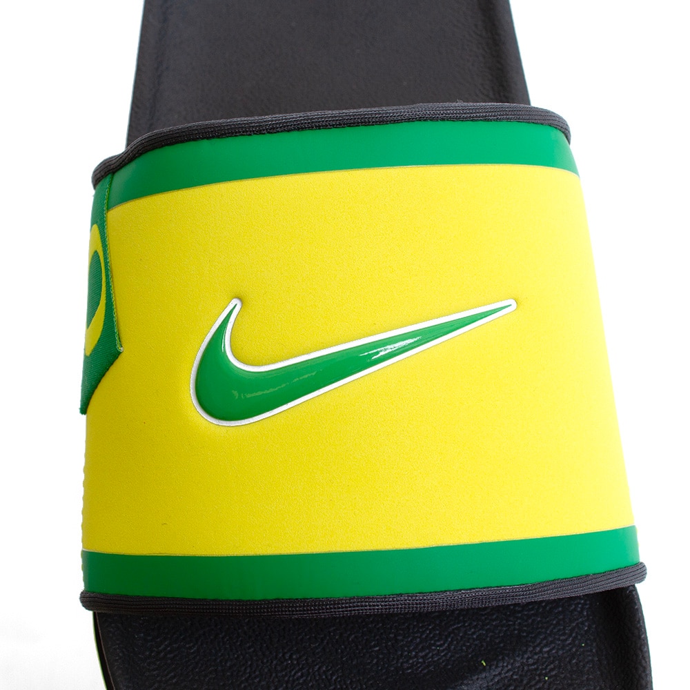 Classic Oregon O, Nike, Yellow, Sandal/Flip-Flop, Accessories, Unisex, Off-court, Synthetic Leather, 778262